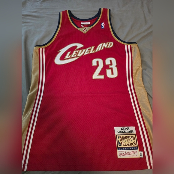 Mitchell Ness Lebron James Cleveland Cavaliers Road Jersey 2003-2004